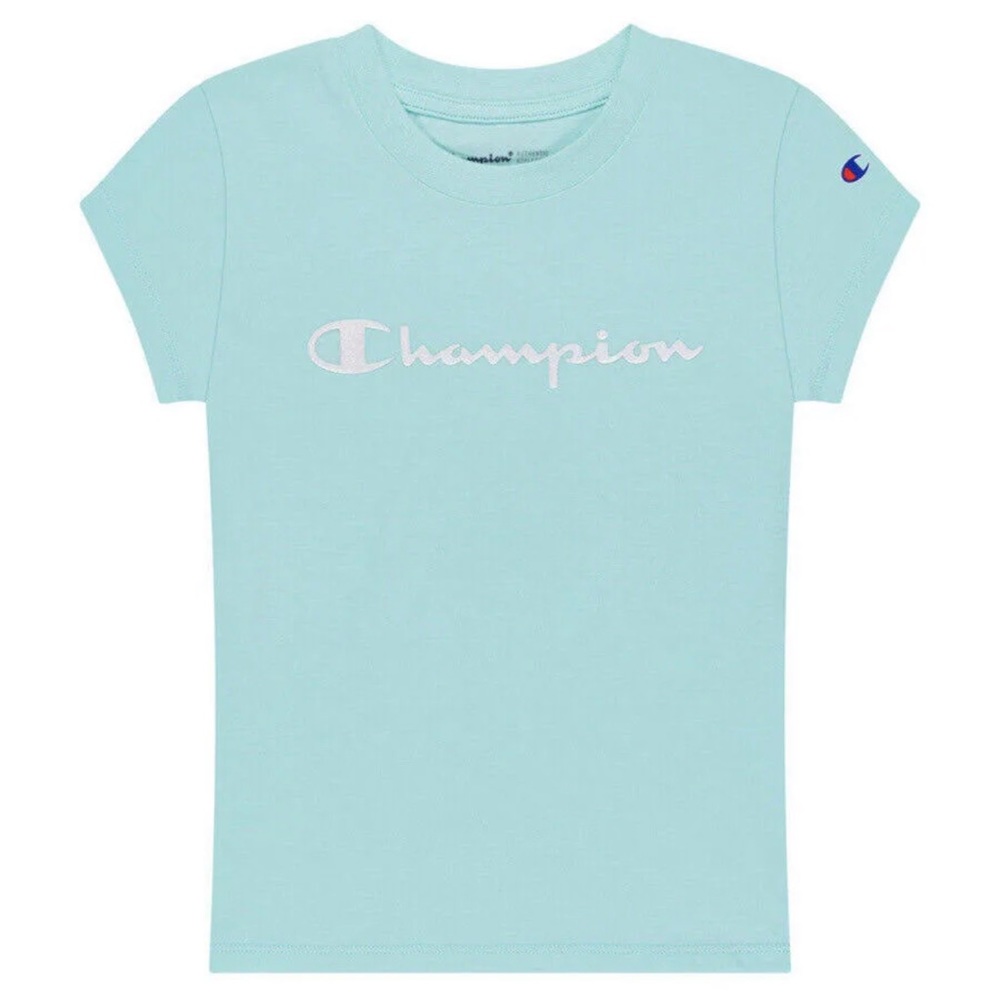 Champion Girl's Heavyweight 3 Piece Tee, Hoodie & Legging Set Oxford Heather 18M - Picture 4 of 9